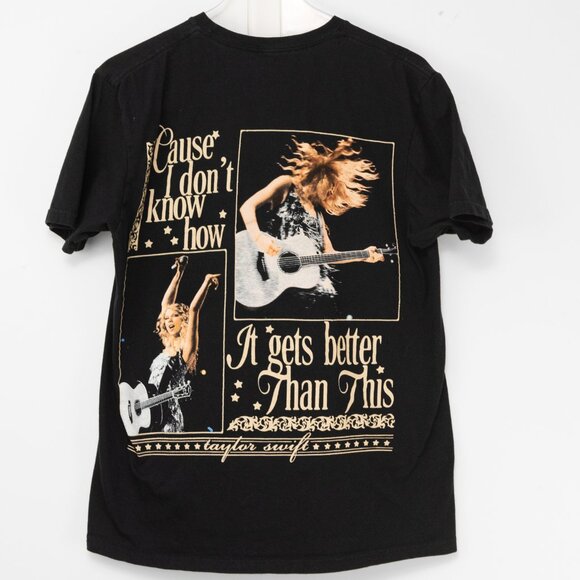 Taylor Swift Cause I Don't Know How It Gets Better Than This Shirt Black Medium - Picture 1 of 4